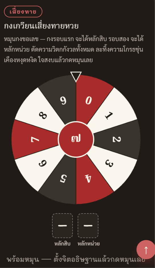 วงเกวียนเสี่ยงทายหวย WebSchool — หมุนวงล้อ รับเลขเด็ด สนุกครบ จบในที่เดียว